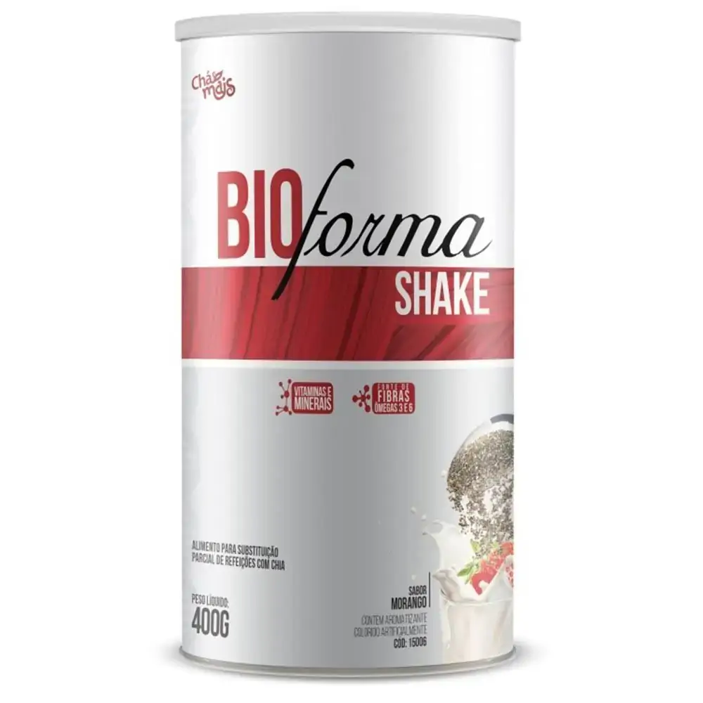 Shake Bio Forma Morango 400g Chámais