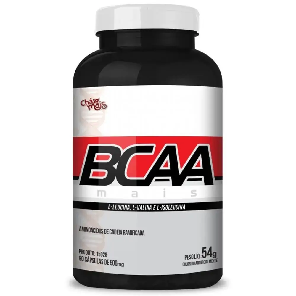 Bcaa Mais 500mg 90 Cápsulas Chá Mais