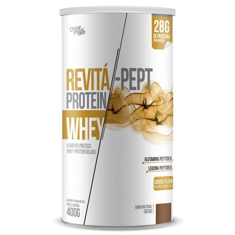 Whey Revitá Pept Protein Sabor Cacau 400g Chámais