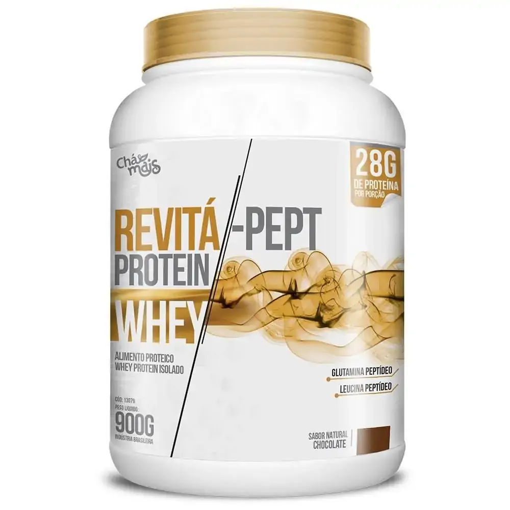Whey Protein Peptideos Revitá Pept Chocolate 900g Chamais