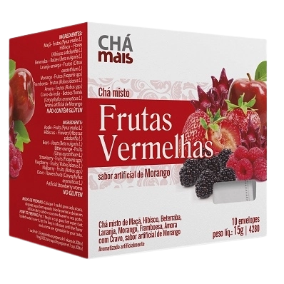 Cha Misto Frutas Vermelhas 10sch 15g Clinicmais