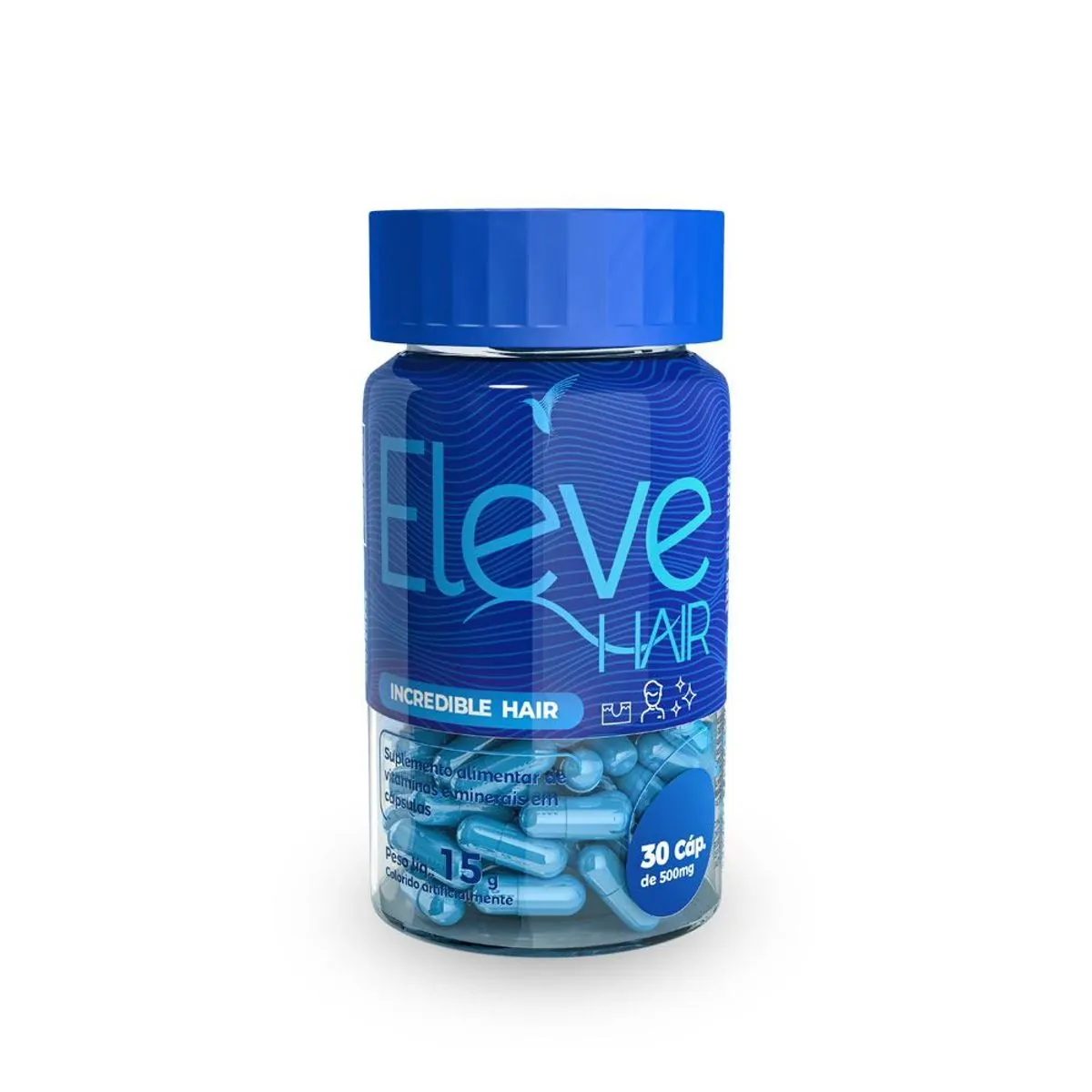 Vitamina para Cabelo Eleve Hair Men: 90 Cápsulas - 90 dias