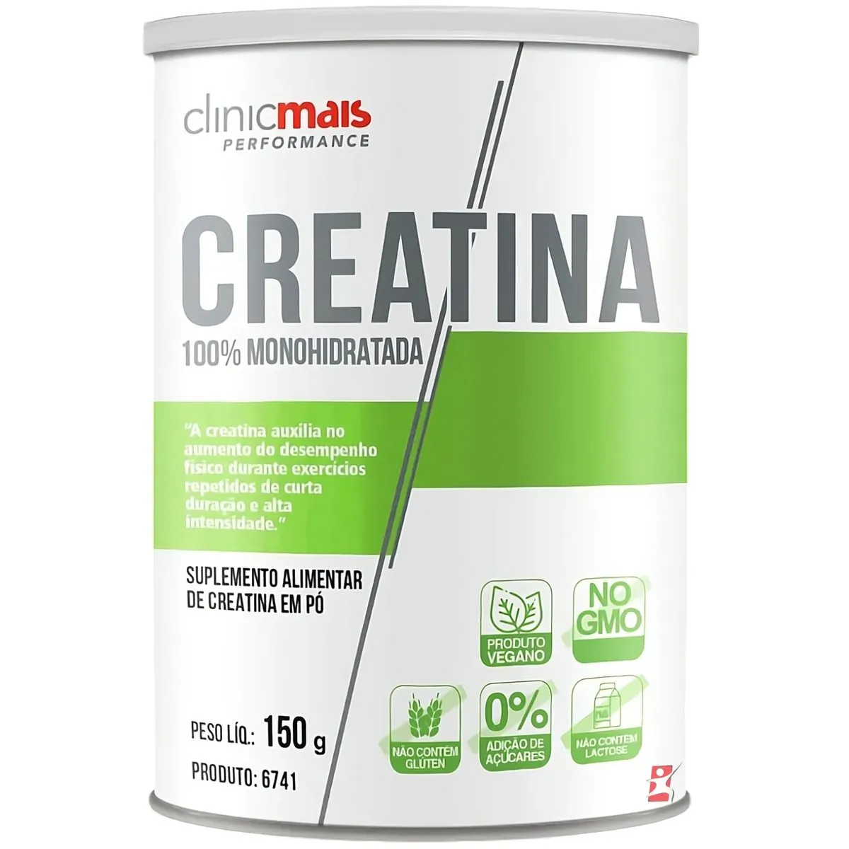 Creatina Pura 150g Sabor Neutro ClinicMais