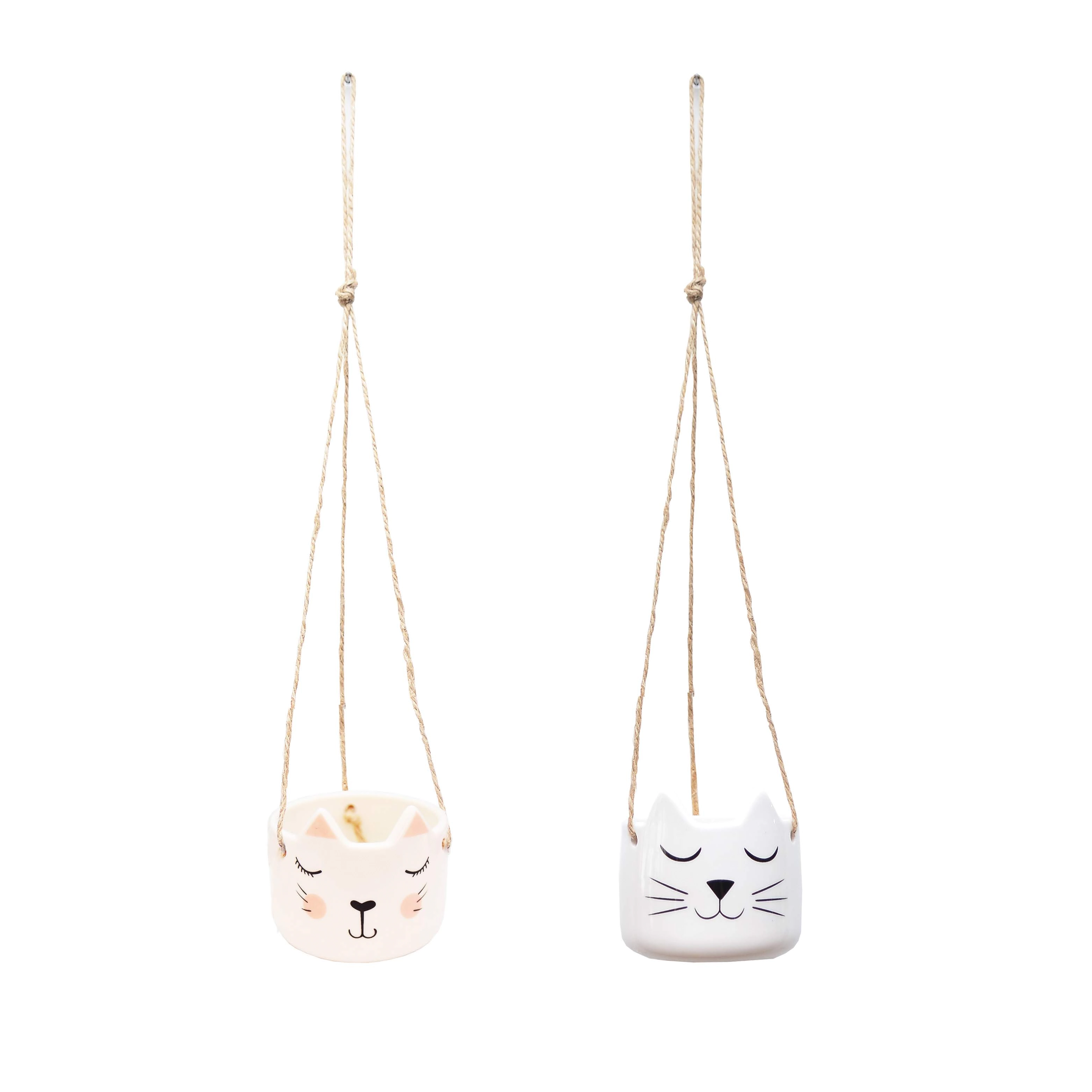 Cachepot Gato Pr Cy16753 2 193410 Brascontinental