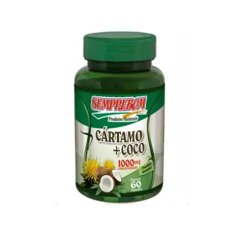 Oleo De Cartamo Coco 60caps Semprebom