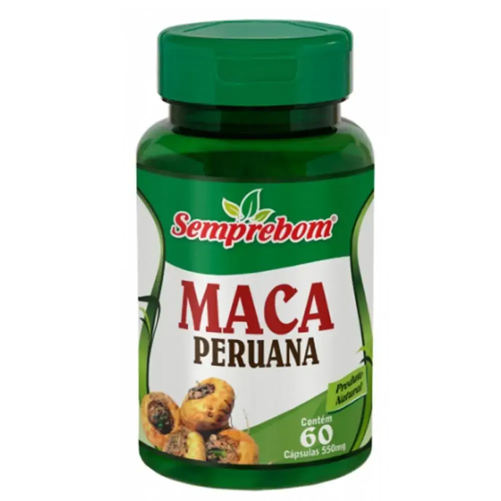 Maca Peruana 60 Caps 550mg Semprebom