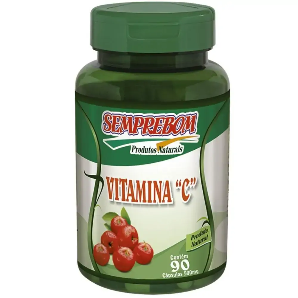 Vitamina C 90 Caps 500 Mg Semprebom