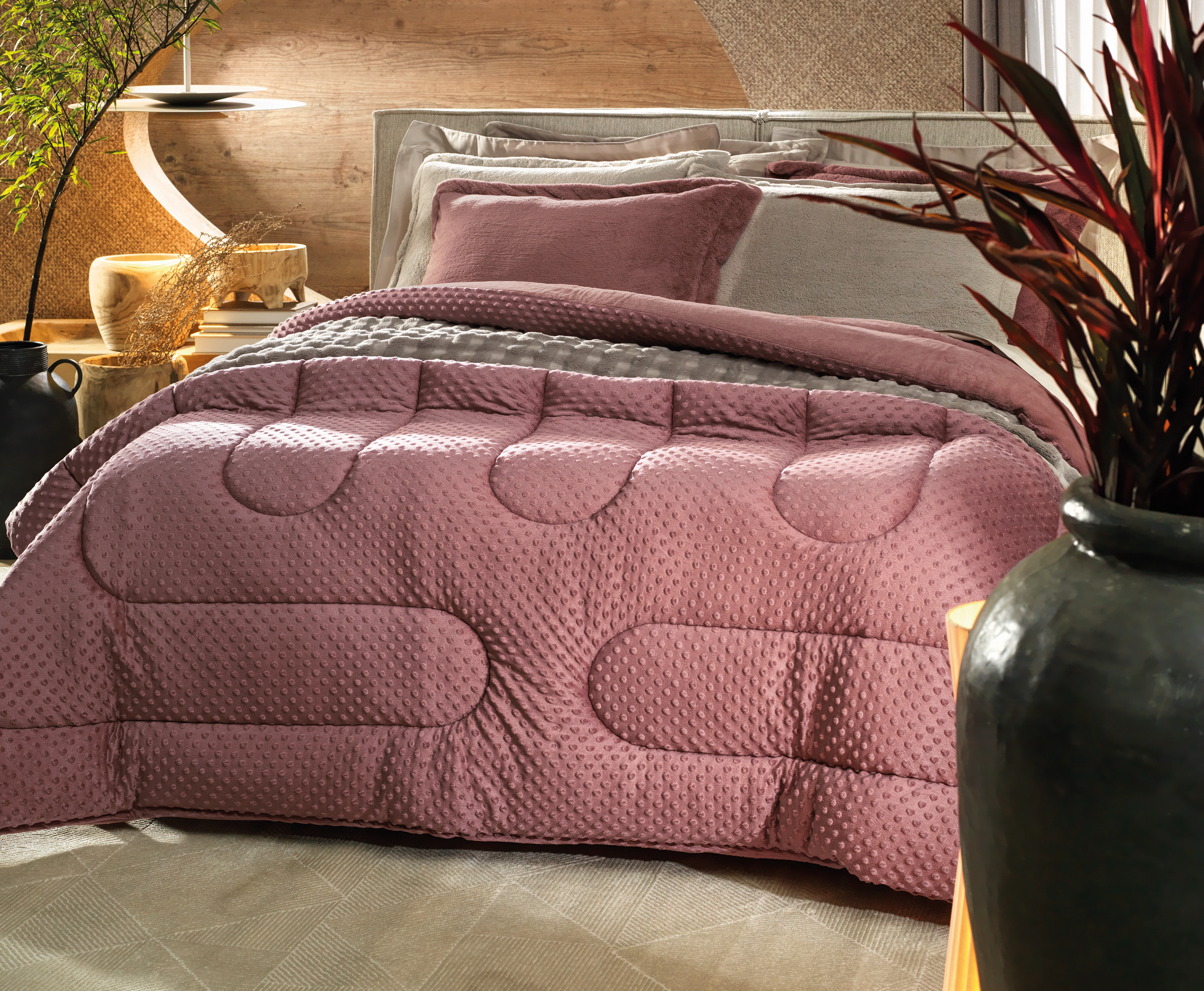 2,10m X 2,30m Edredom Blend Sense Pop Up Pop Up Pink