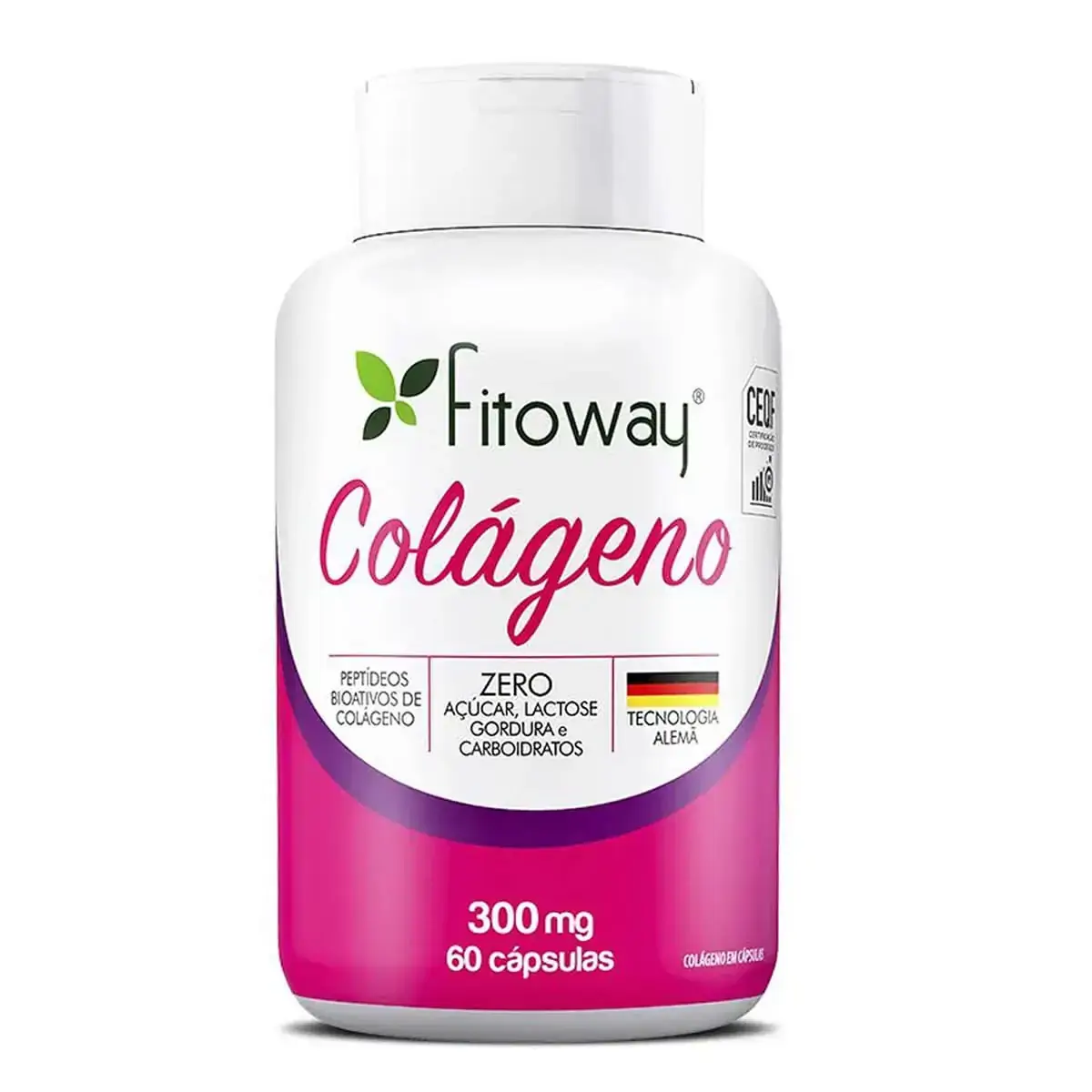 Colageno 300mg 60cps Fitoway