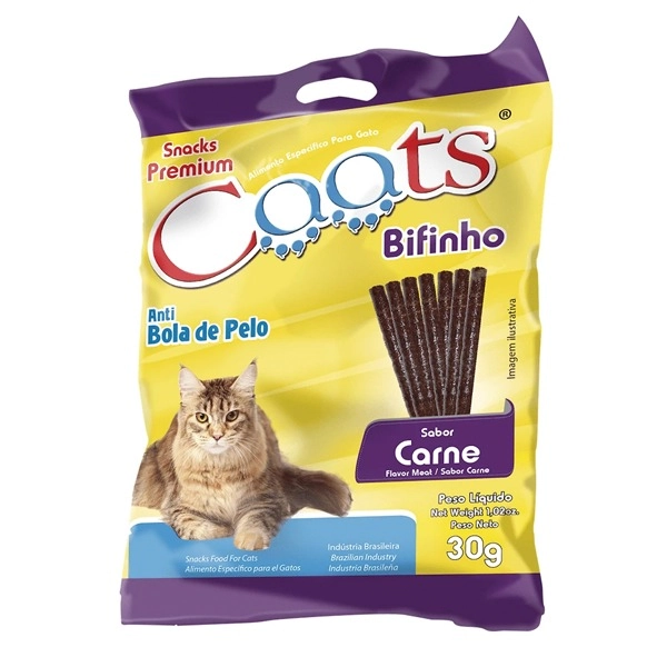 Alim Gatos Caats Bifinho Carne