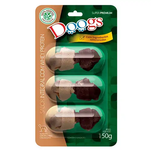 Blister Ossinho Int C/whey Protein Doogs 150g