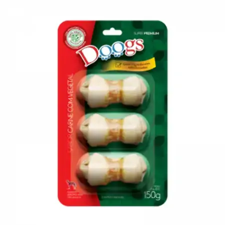 Blister Ossinho Carne C/vegetais Doogs 150g