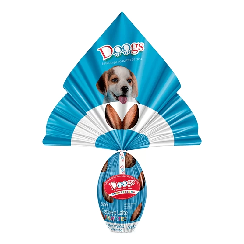 Ovo De Pascoa Doogs Carne E Leite 200g