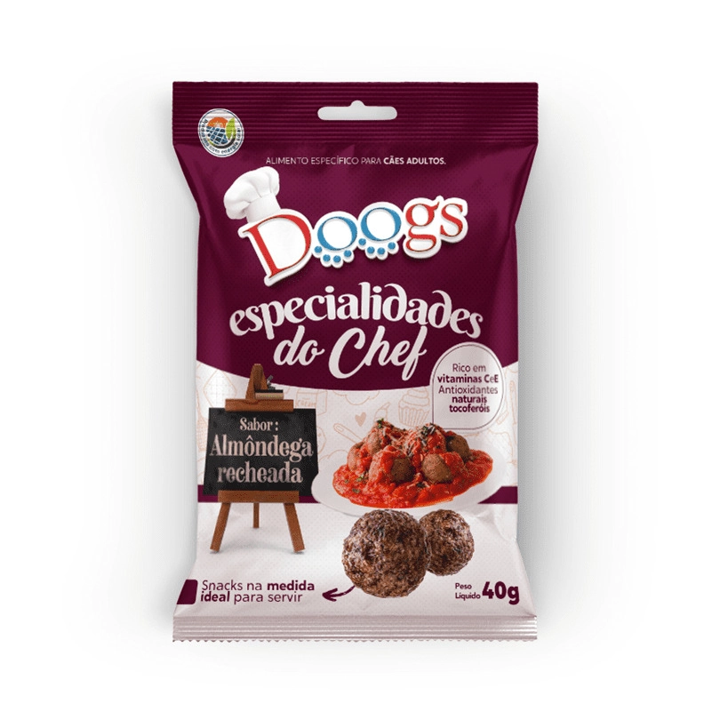 Bifinho Doogs Esp Do Chef 40g Almodega