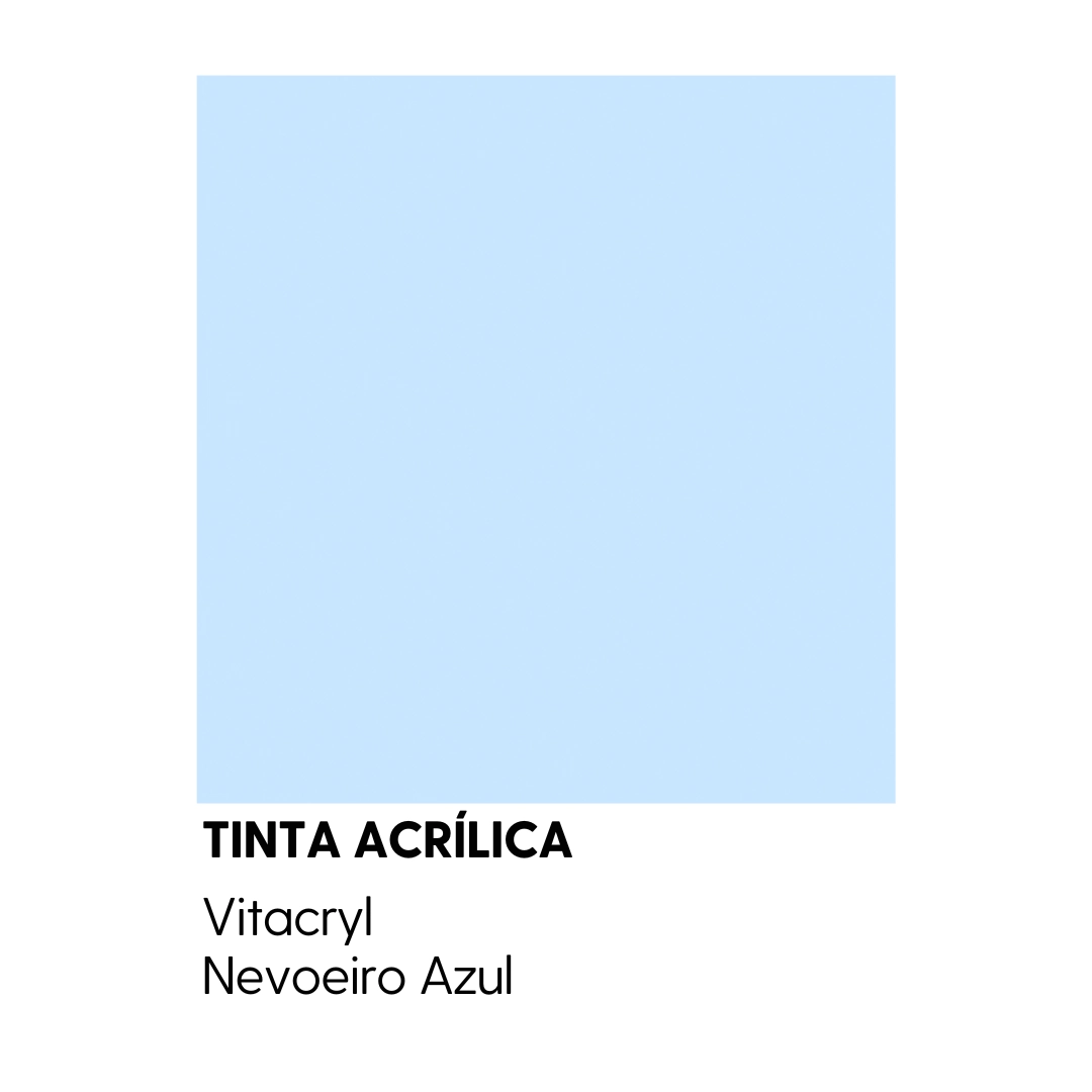 Tinta Emborrachada Acetinada Azuis - Nevoeiro Azul - 3 6 Lts