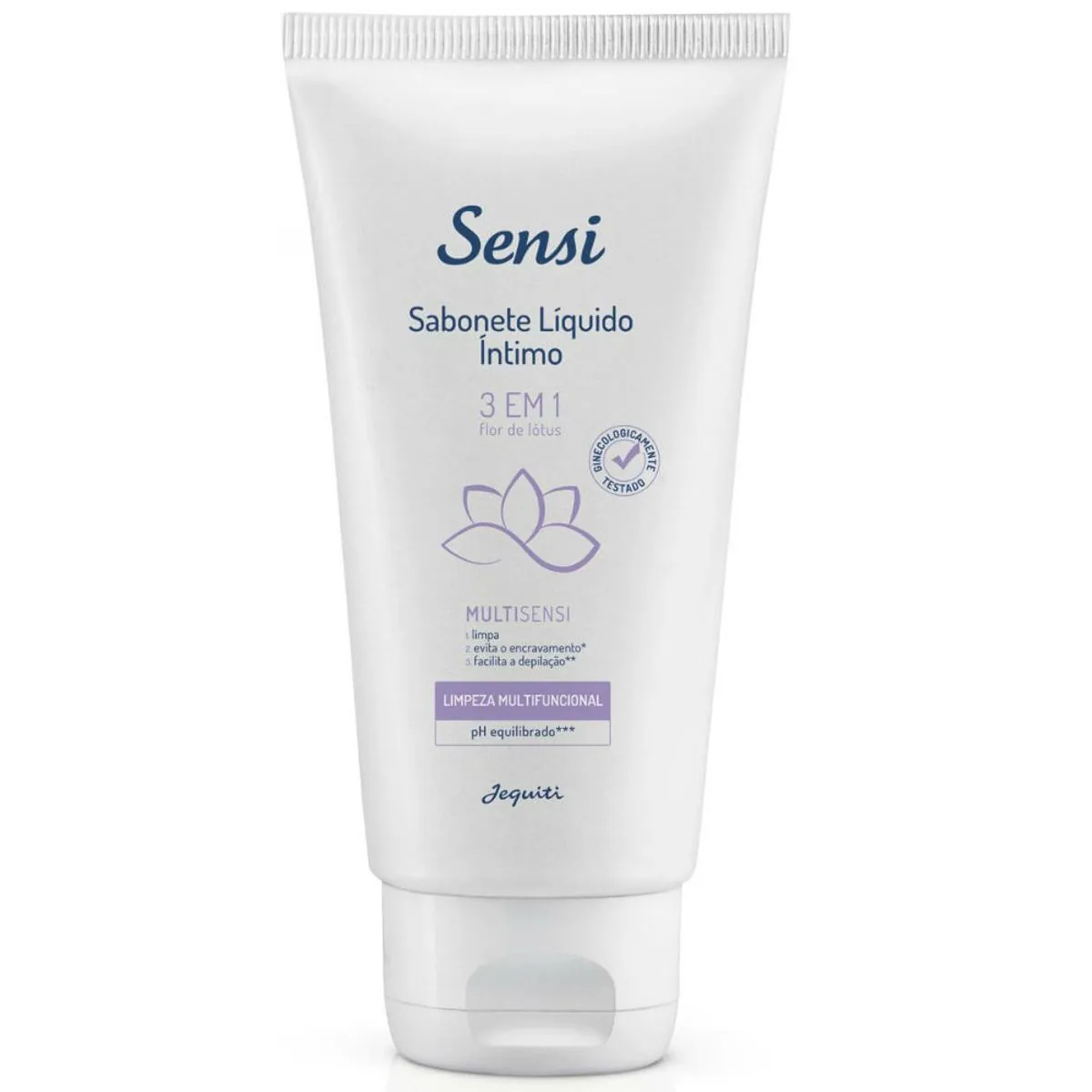 Sabonete Líquido Íntimo 3 Em 1 Sensi Flor De Lótus Jequiti 200 ml