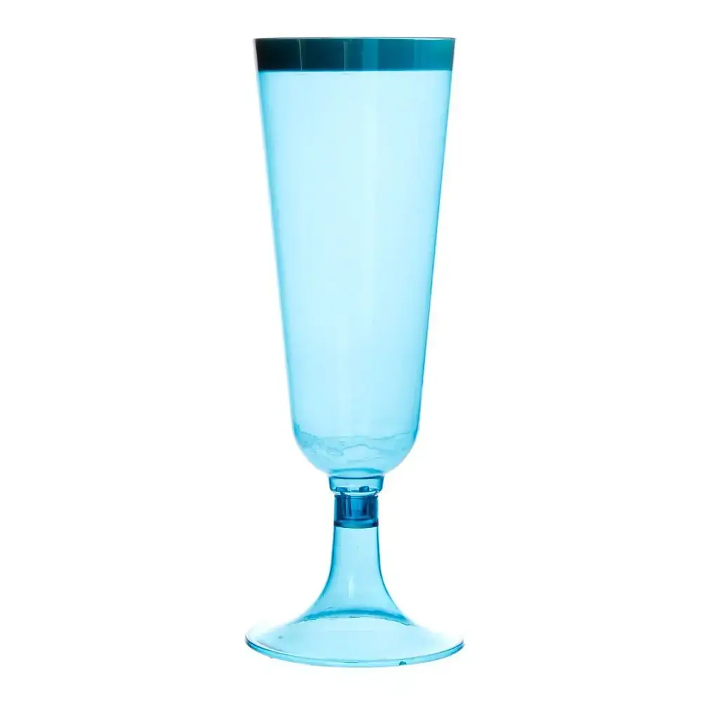 Taca Espumante Color Ligth Blue 150ml C/8