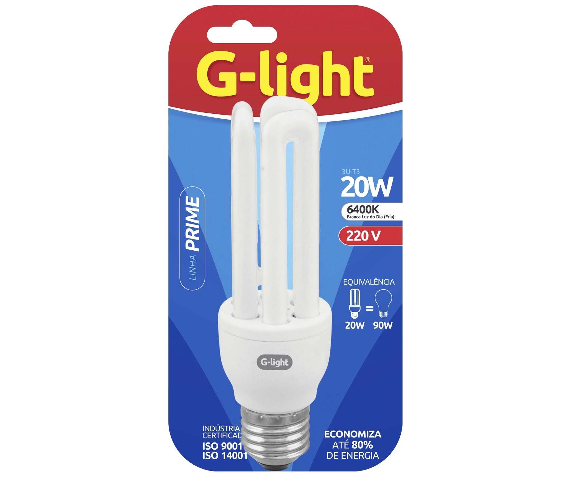 Lampada G Light Premium 3u 20w 127v 6400k