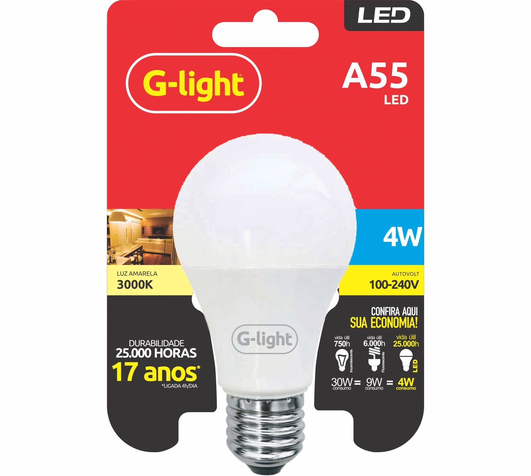 Lamp Led Ence G Light 4w 3000k Autovolt