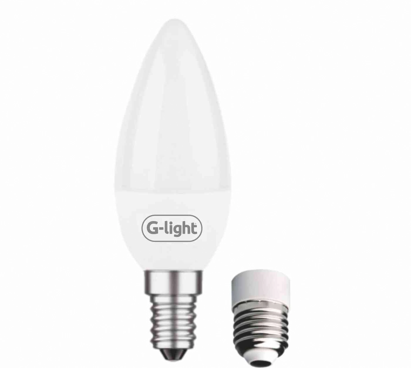 Lâmpada Vela Led C37 4w E14 3000k Autovolt