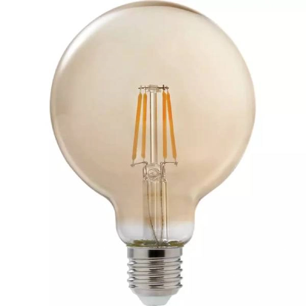 G95 Filamento Led Bulbo Ambar 4w 2000k Autovolt E27 Unico