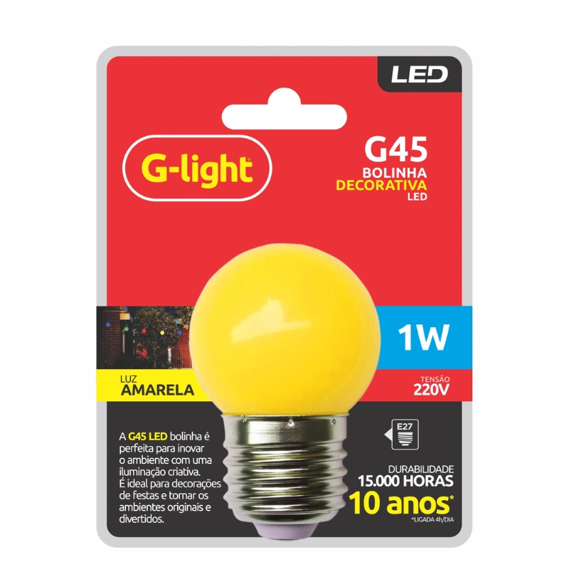 Lampada G Lightamarela 220v