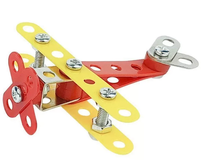 Bloco De Montar Aviao 67pcs Shock