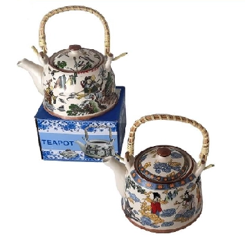 Chaleira Ceramica Estampada 860ml Ref.ash 65.1356