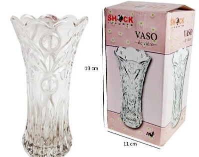 Vaso De Vidro Floral Shock