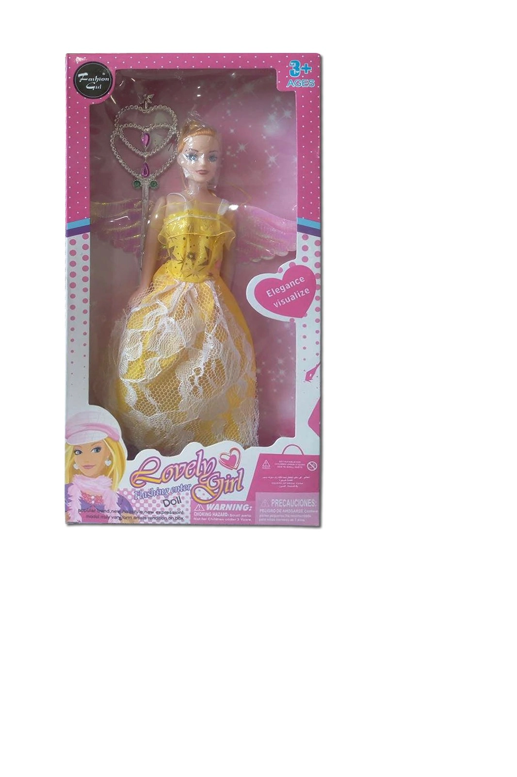 Brinquedo Boneca Shock Fashion Com Acessorios Un