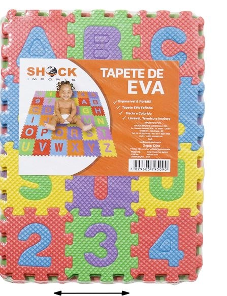 Tapete E.v.a C/36pcs 6x6x0,70 Ref.ash 45.0234