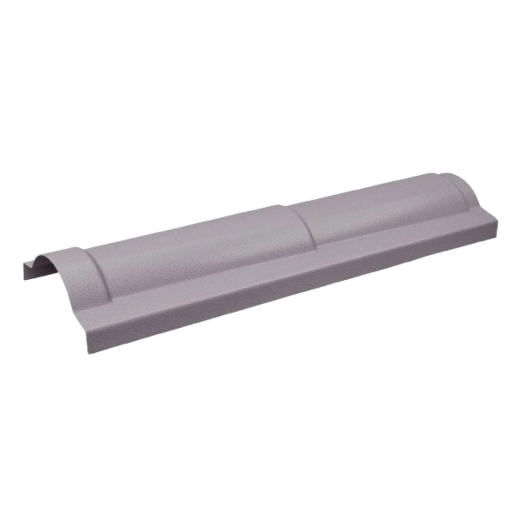 Cumeeira Plástico Onda Alta 0,04x0,28cm 2mm Cinza Lux Telhas