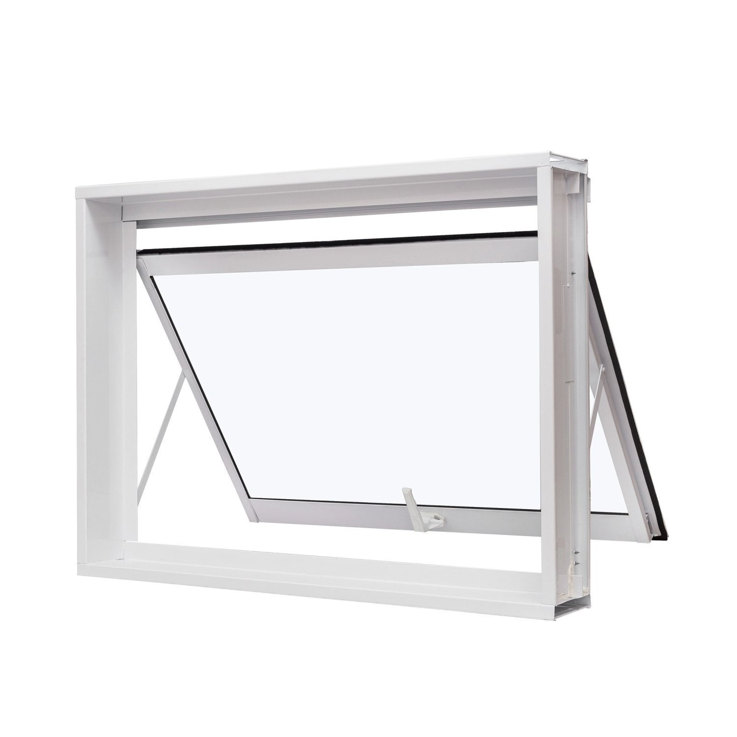 Janela De Aço Maxim-ar 60x60cm Vidro Liso Qualitysol Ramassol Branco