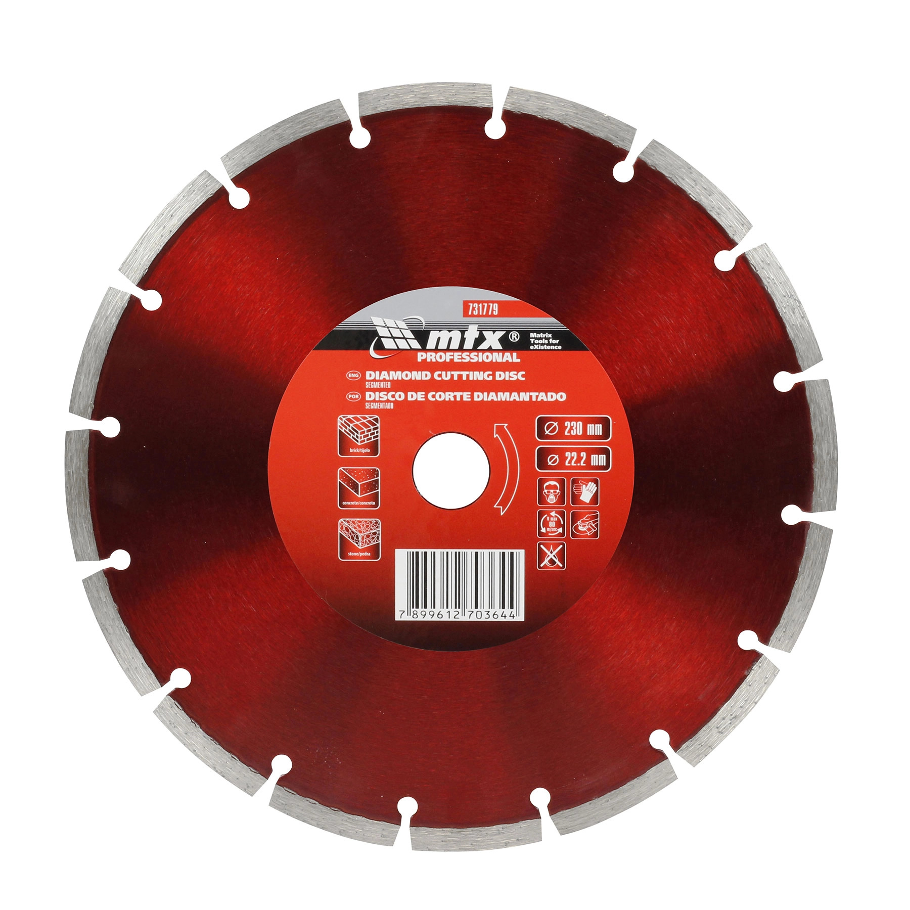 Disco Segmentado 9230x22.2mm 731779 Mtx