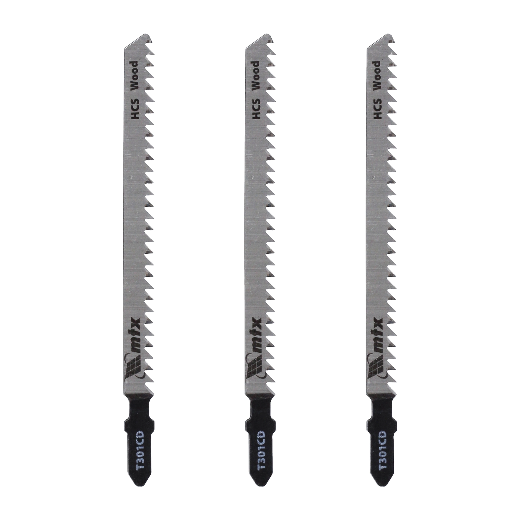 Jogo de Lâminas de Serra Tico-Tico para Madeira 90x3mm 782169 3 Peças MTX