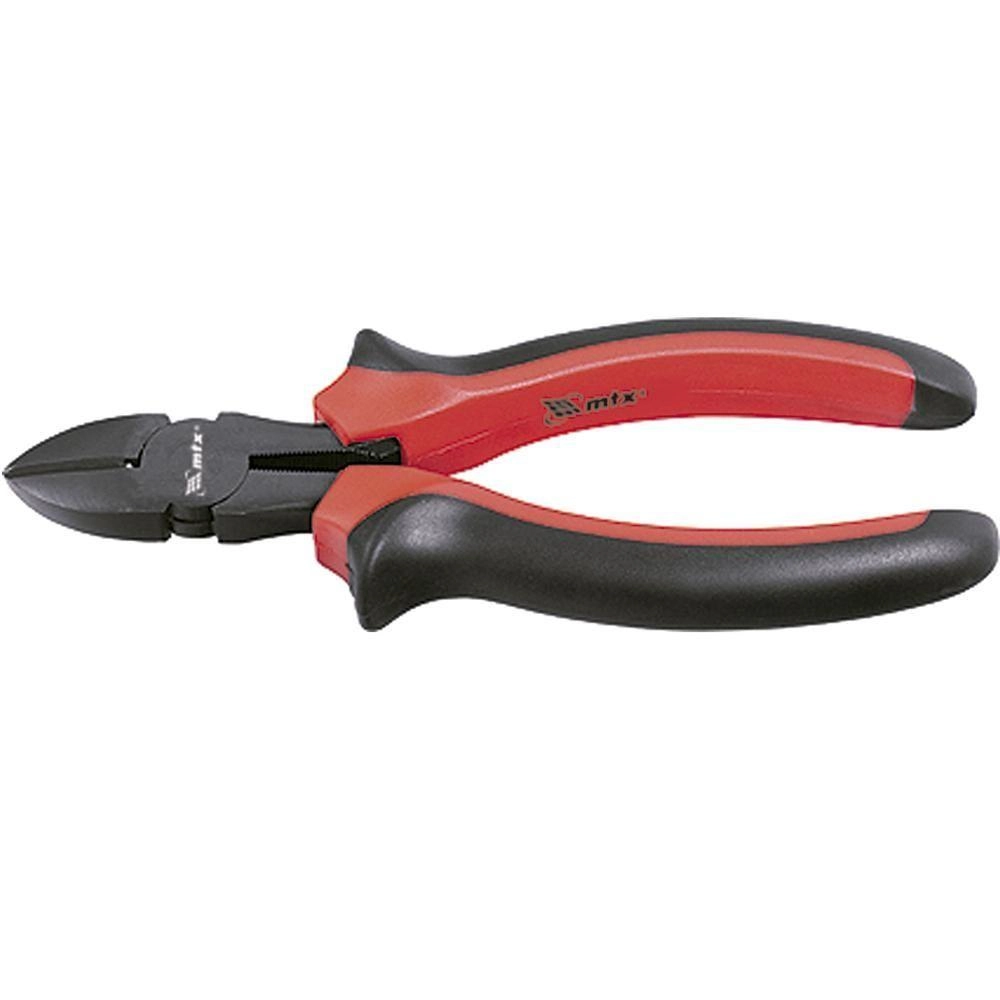 Alicate De Corte Diagonal 6 Black Nickel Preto E Vermelho