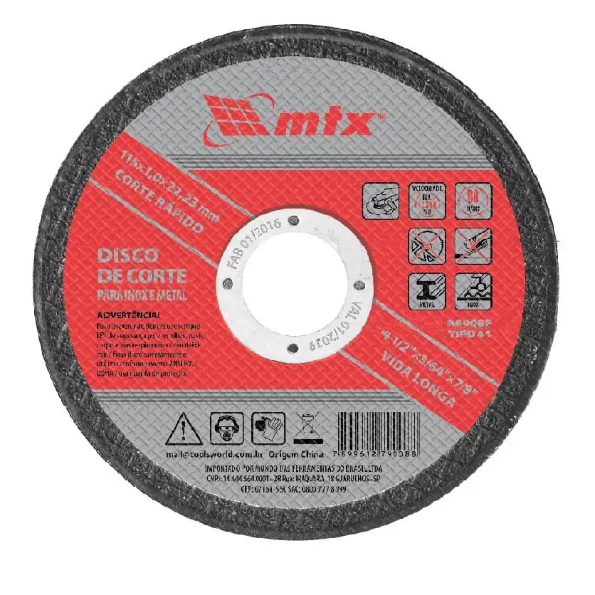Disco Corte Fino 4.5x1mmx22mm 7375255 Mtx