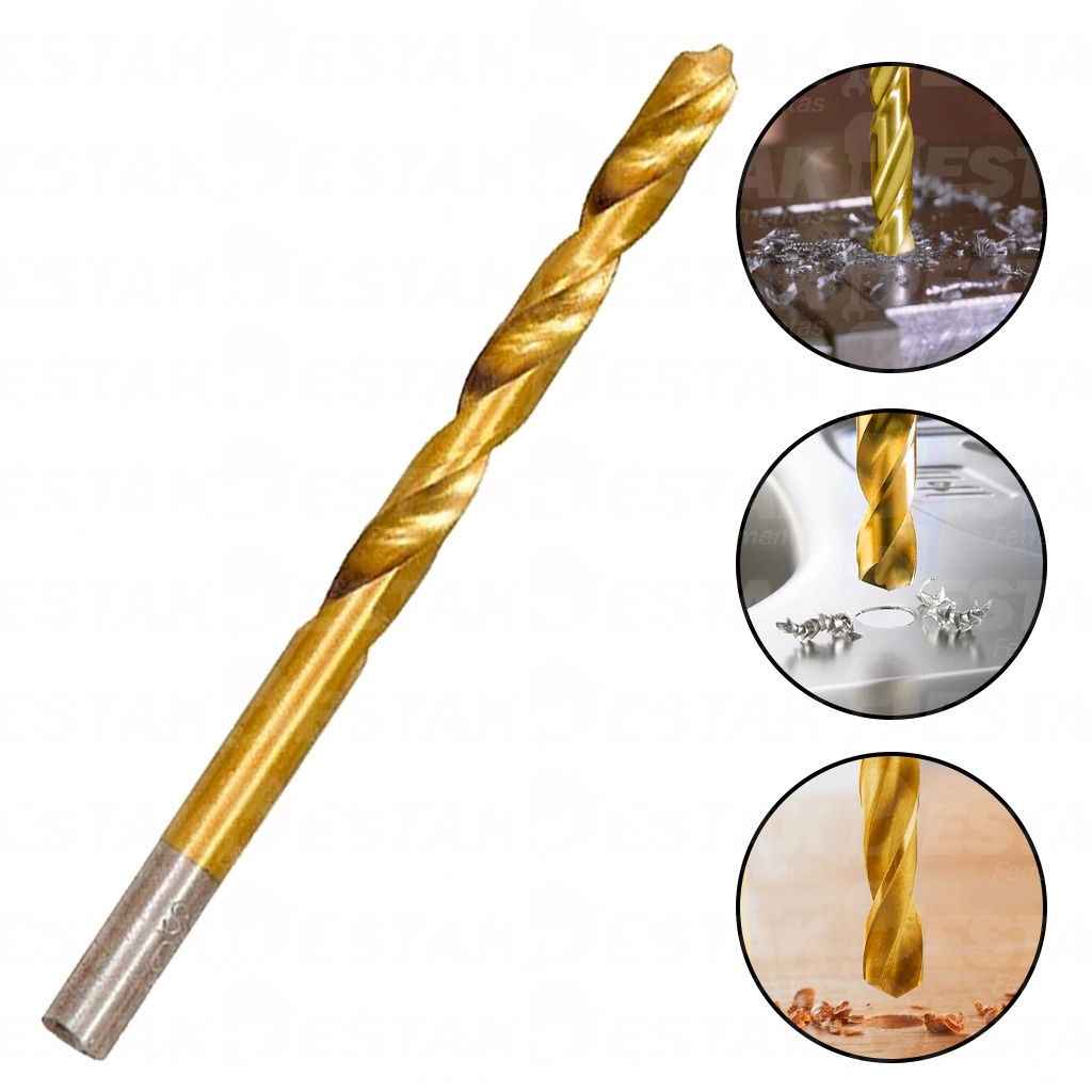 Broca Aço Rapido Metal 7/64 Mtx (polida)