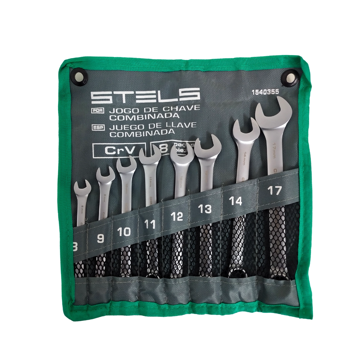 Jogo Chave Combinada 08 A 17mm 8peças- Stels