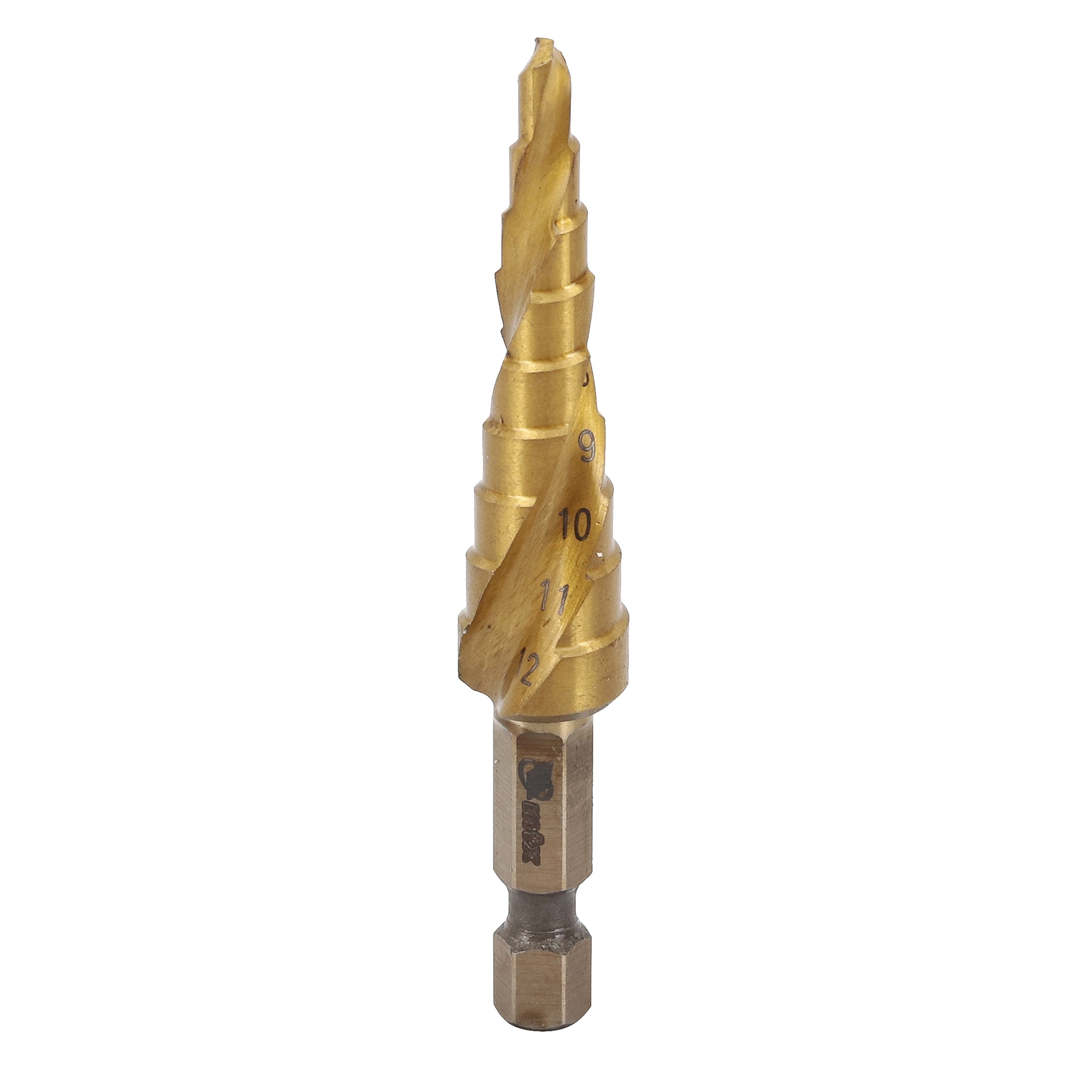 Broca Escalonada encaixe Hexagonal para Metal 12x69mm 1 Peça MTX