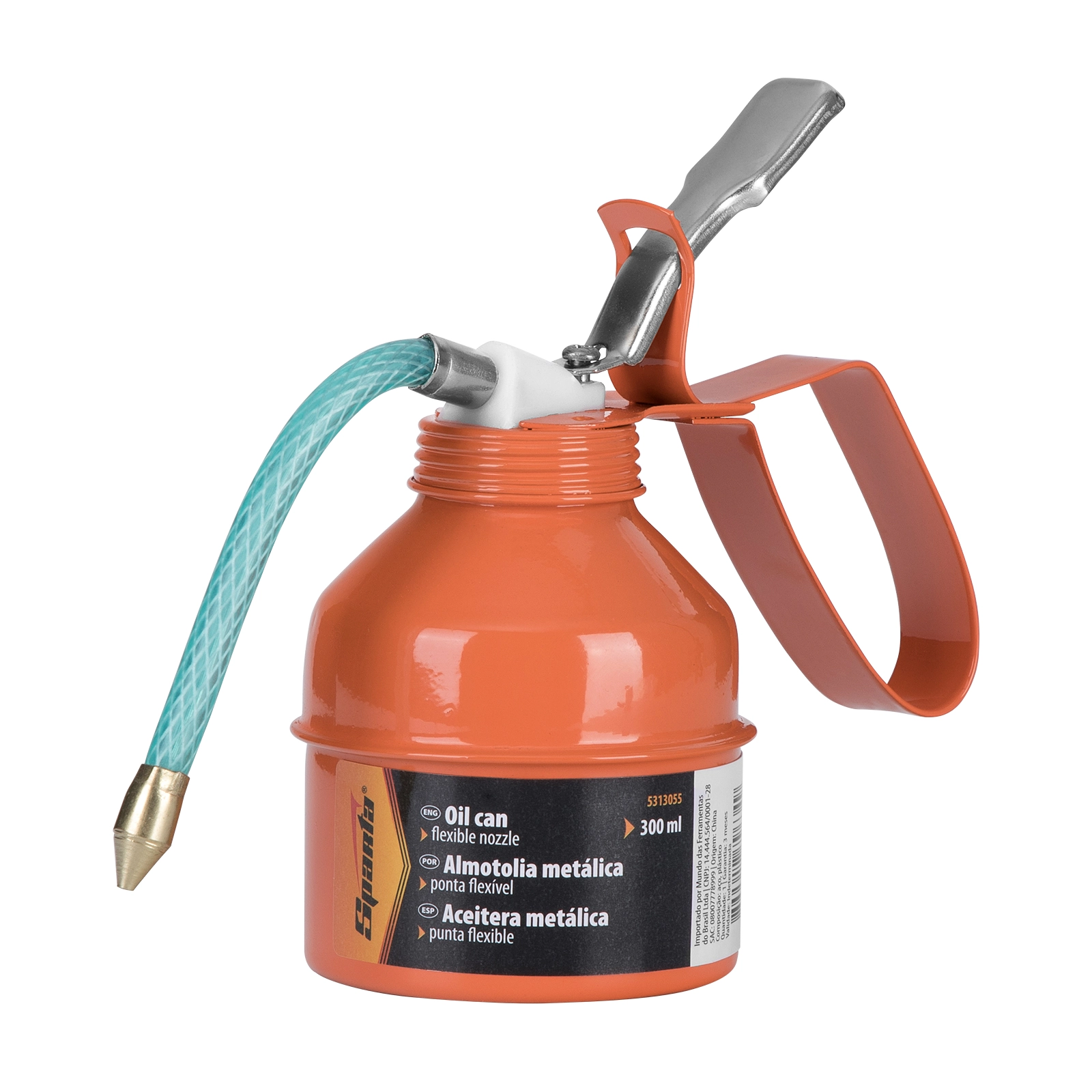 Almotolia Metalica Gatilho 300ml - Sparta