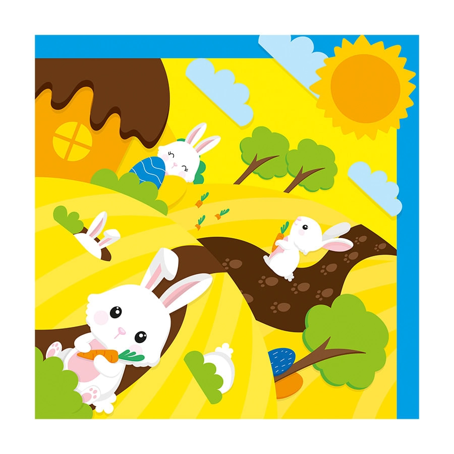 Express Brincando No Bosque Amarelo 24x24 Pt C/25 Un