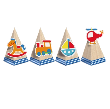 Cx Cone C/aplique Sortido Fabrica De Brinquedo C/08 Cod 23012070