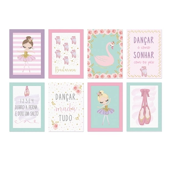 Cartaz Decorativo Bailarina 2 25x35 C/08