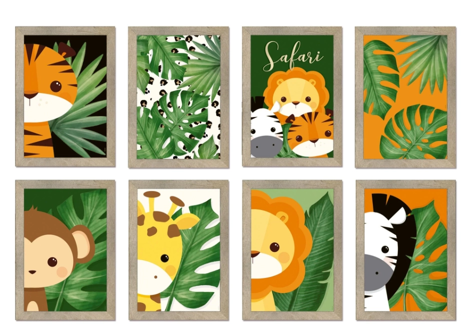Cartaz Decorativo Safari 2 25x35 Cod23012067