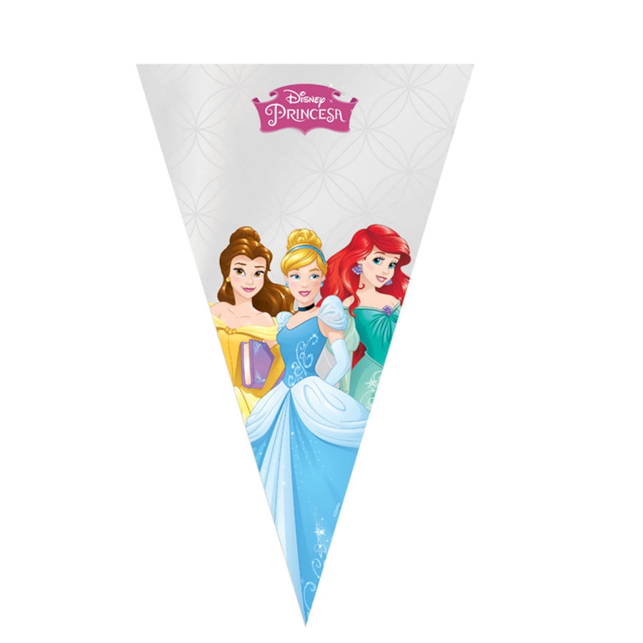 Cone Princesas 11600033 50un 17.5x29.5 Cromus