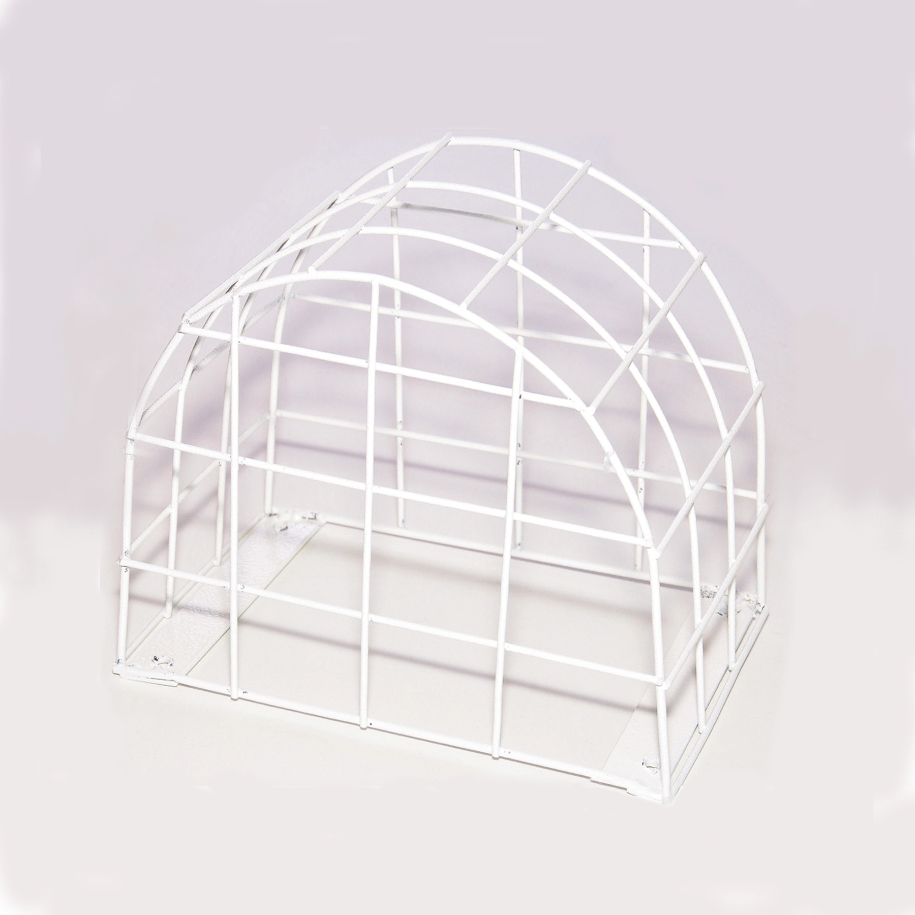Protetor para Câmera Bullet Gaiola Pequena 200x160x250mm Branca Decorarte