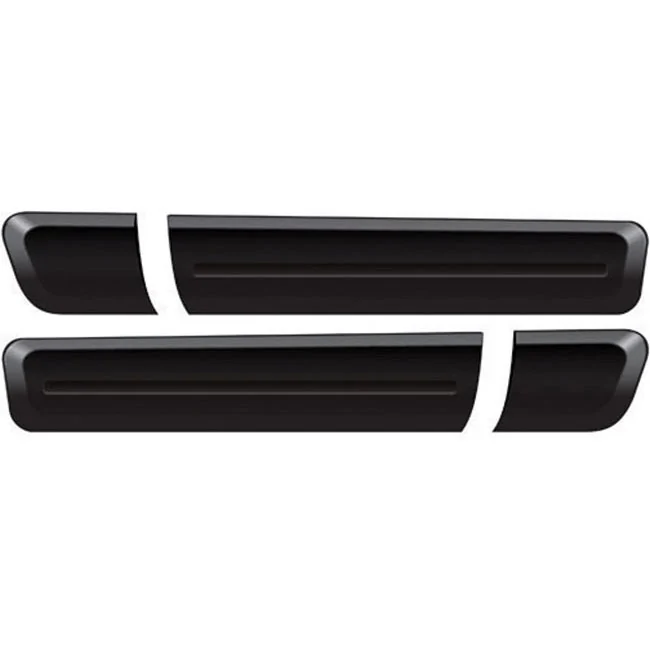 Jogo de Friso Lateral FIAT UNO 2 Portas Preto sem Nome 4 Peças - SANFIL 5116
