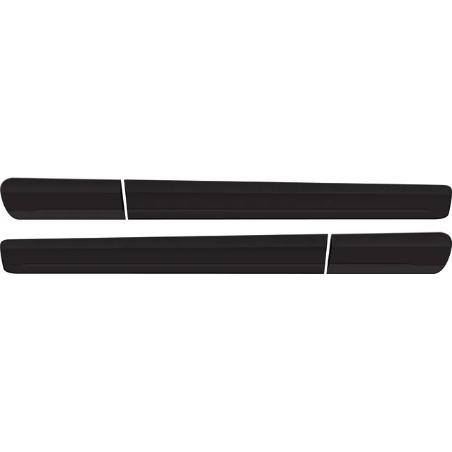 Jogo de Friso Lateral VOLKSWAGEN SAVEIRO Preto 4 Peças - SANFIL 1199