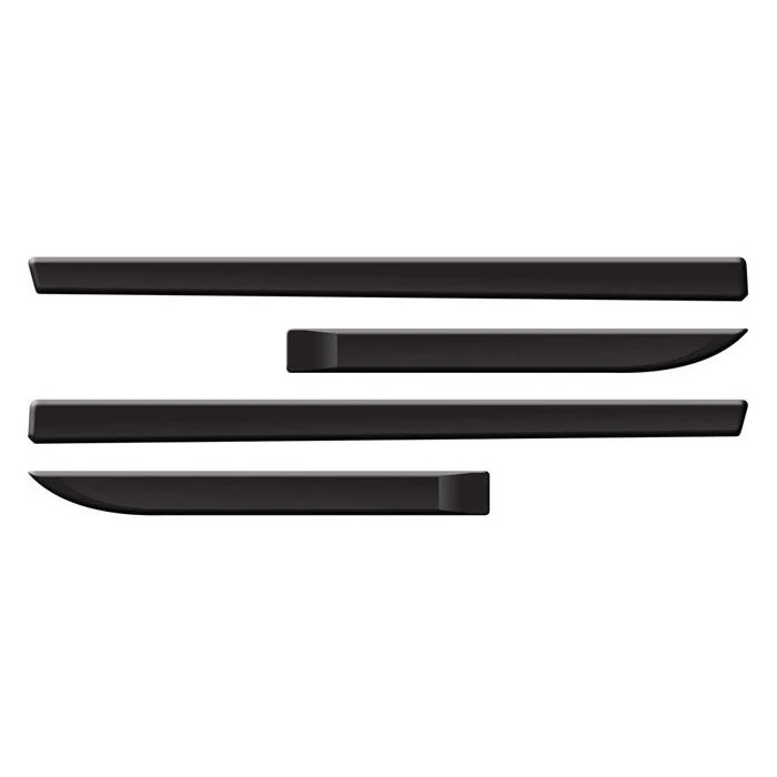Jogo de Friso Lateral RENAULT DUSTER Preto 4 Peças Estreito - SANFIL 9524